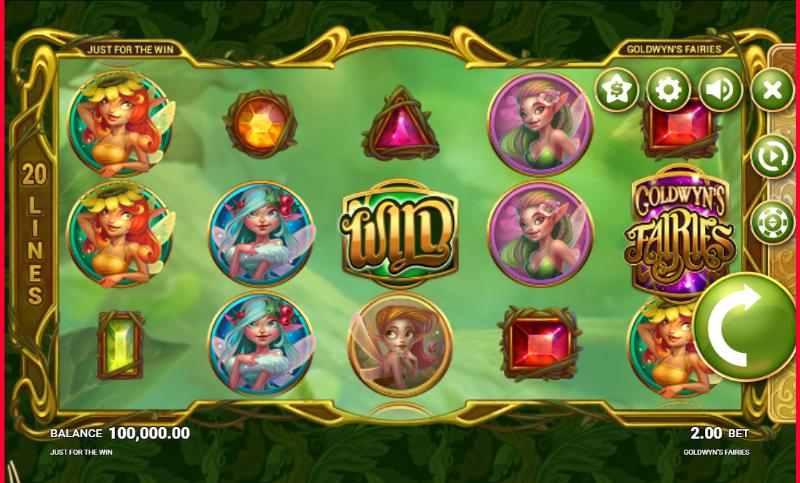 Goldwyn's Fairies slot game artwork