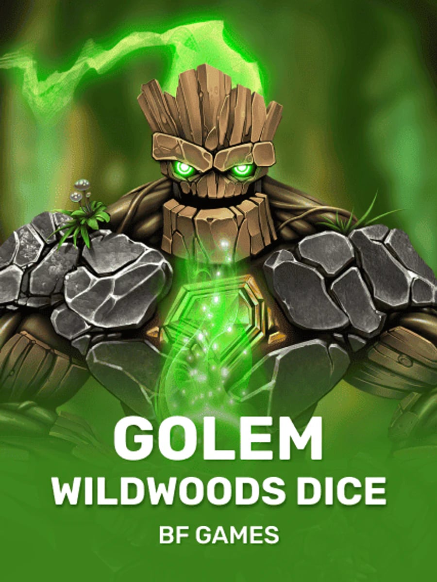 Golem Wildwoods Dice slot game artwork