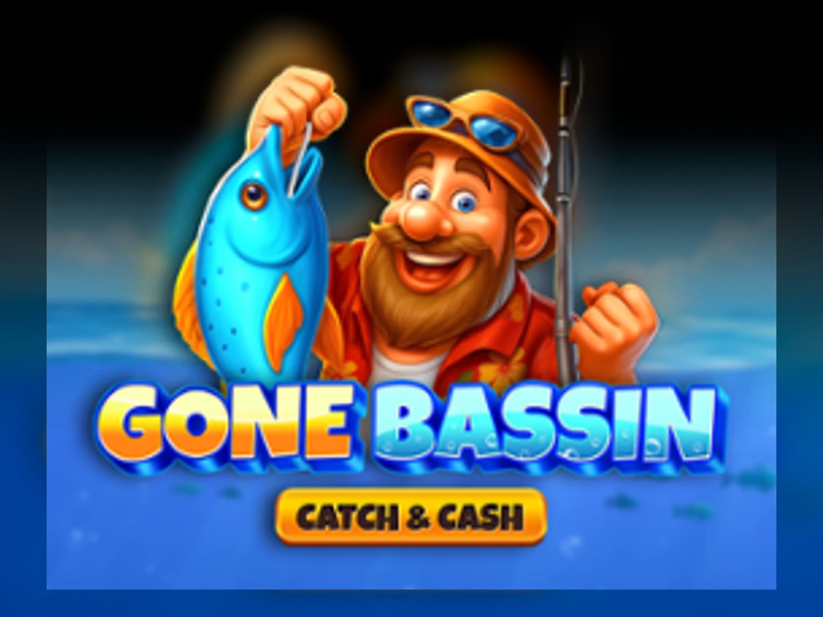 Gone Bassin: Catch & Cash slot game artwork