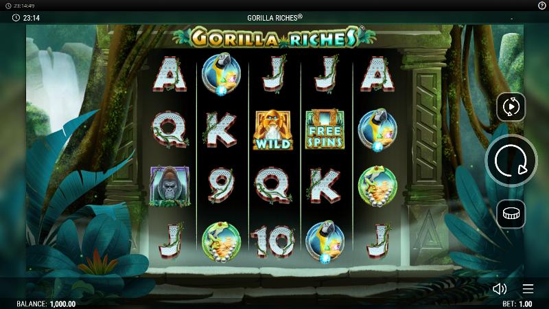 Gorilla Riches slot game artwork