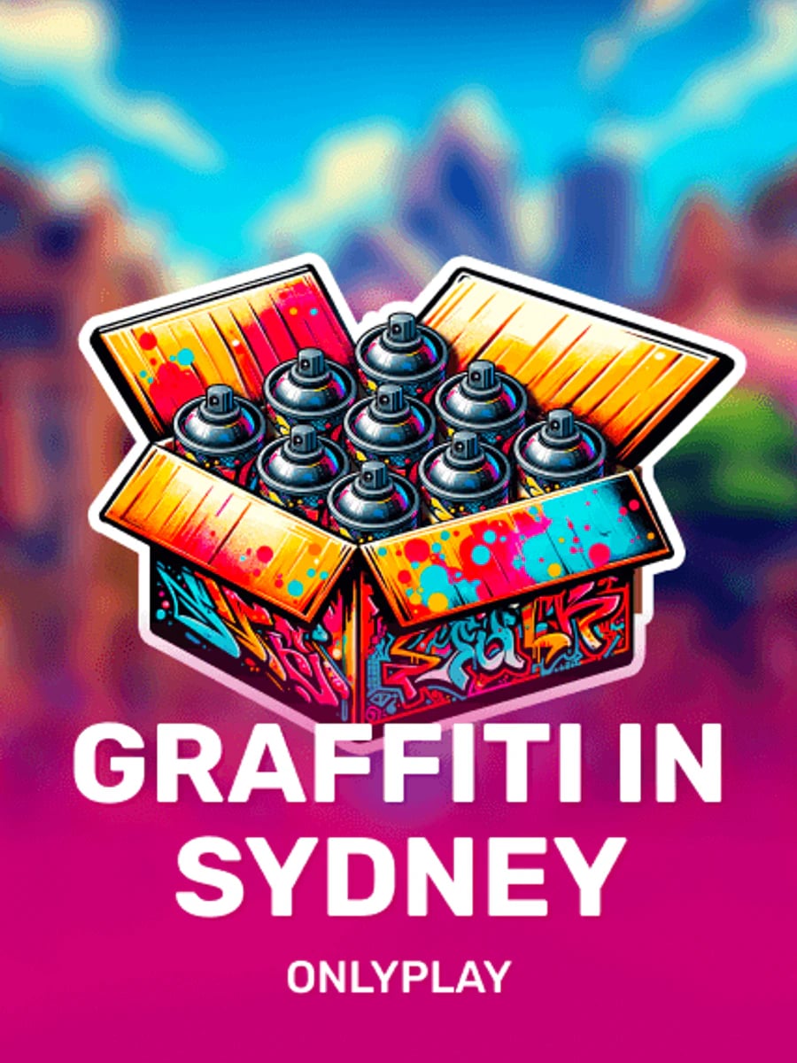 Graffiti in Sydney slot game artwork