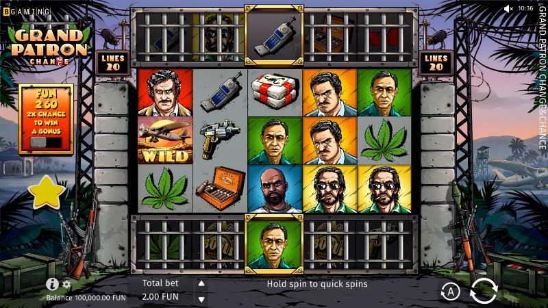 Grand Patron slot game artwork