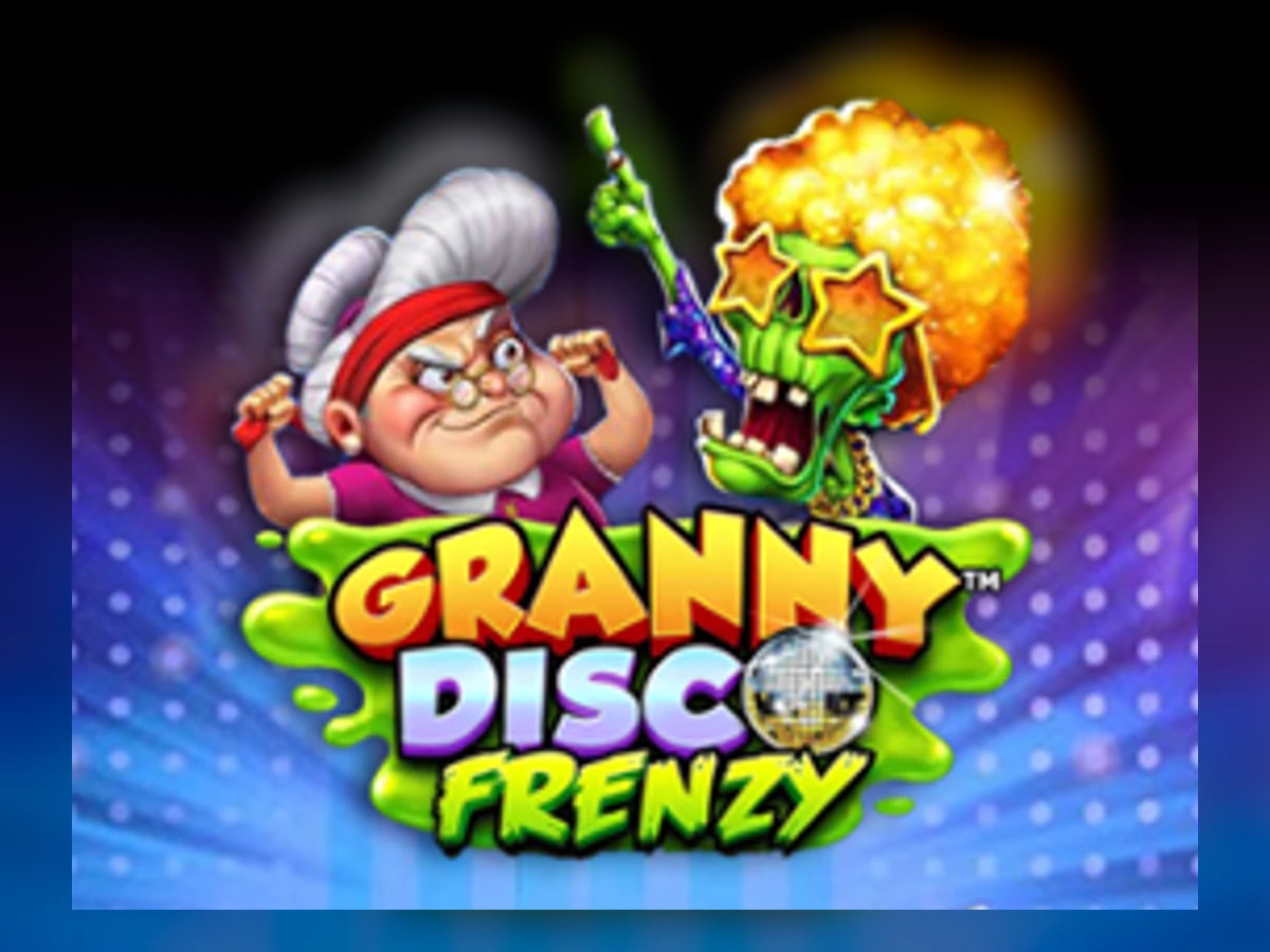 Granny Disco Frenzy slot game artwork