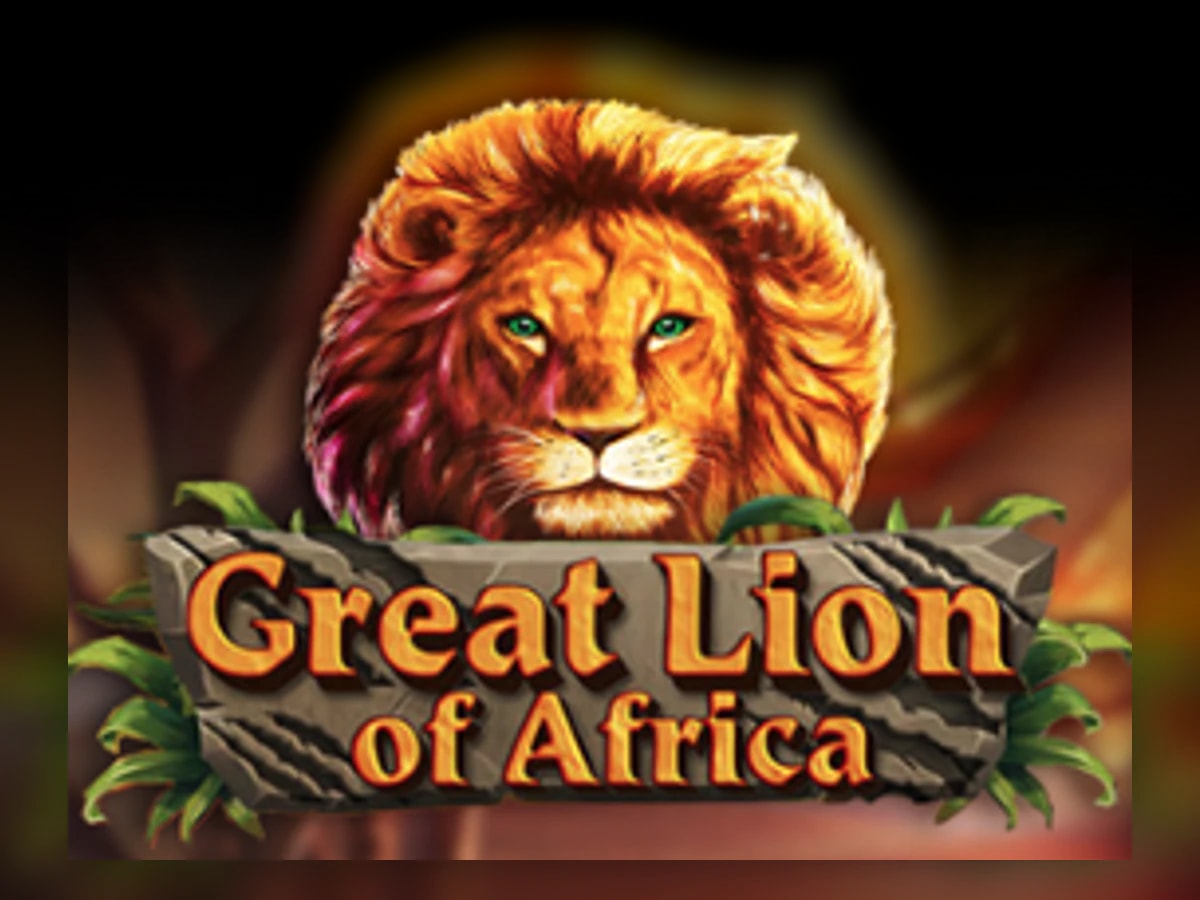 Great Lion of Africa slot game artwork