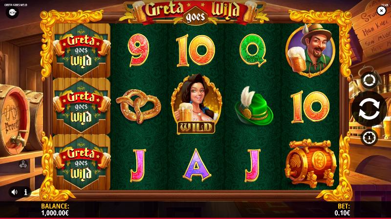 Greta Goes Wild slot game artwork