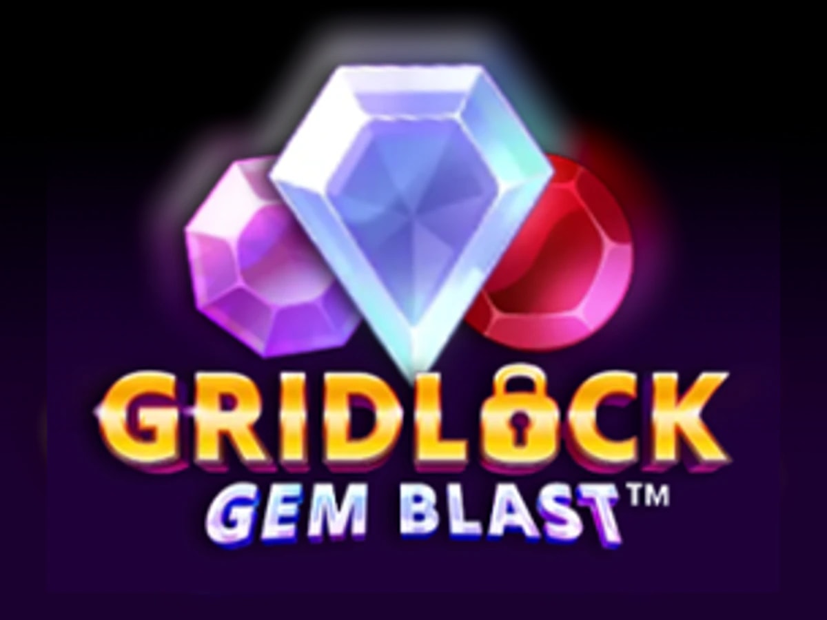 Gridlock Gem Blast slot game artwork