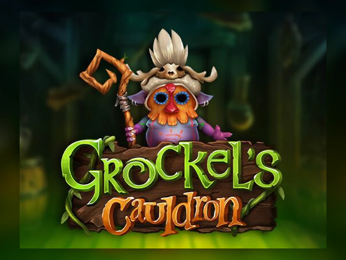 Grockel's Cauldron slot game artwork