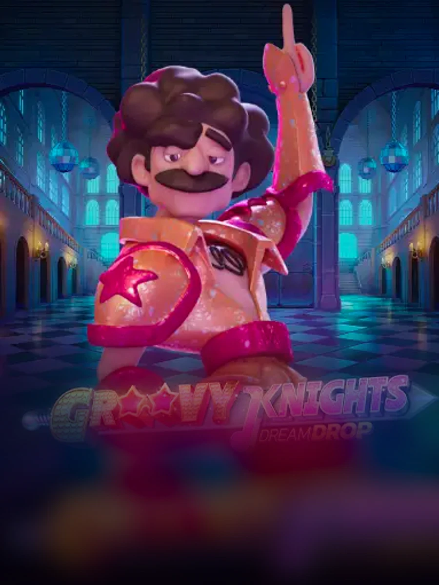 Groovy Knights Dream Drop slot game artwork