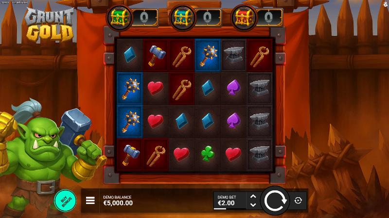Grunt Gold slot game artwork