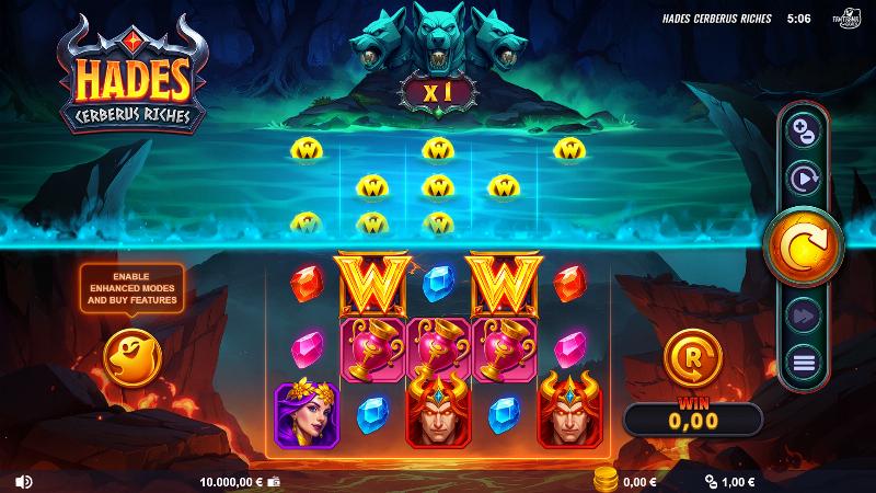 Hades Cerberus Riches slot game artwork