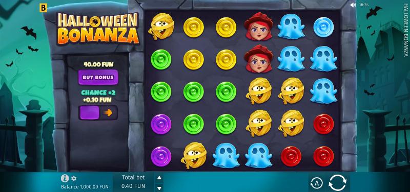 Halloween Bonanza slot game artwork