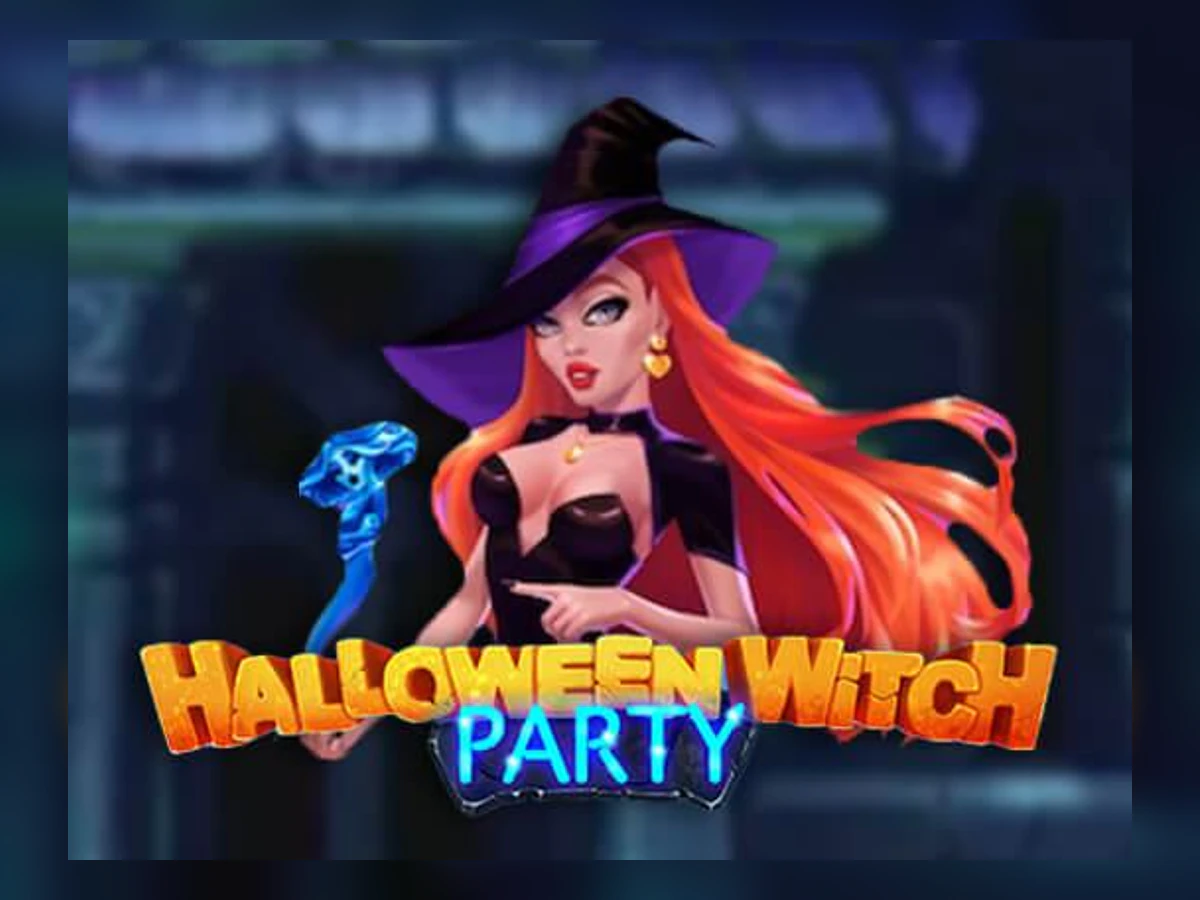 Halloween Witch Party slot game artwork