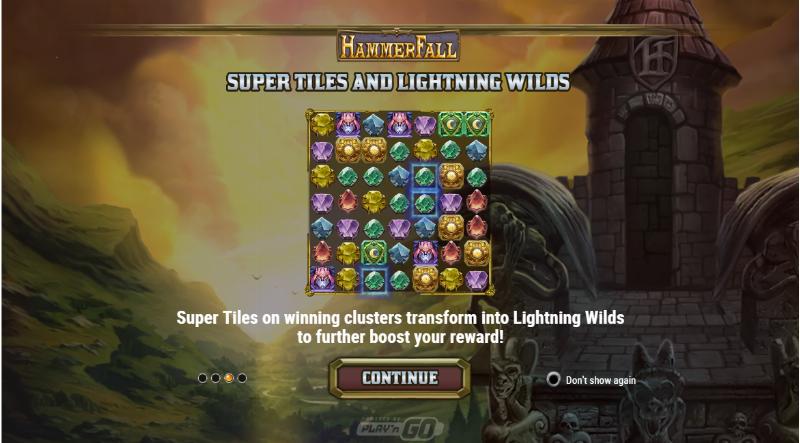 Hammerfall slot game artwork