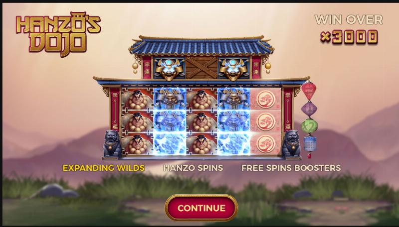 Hanzo’s Dojo slot game artwork