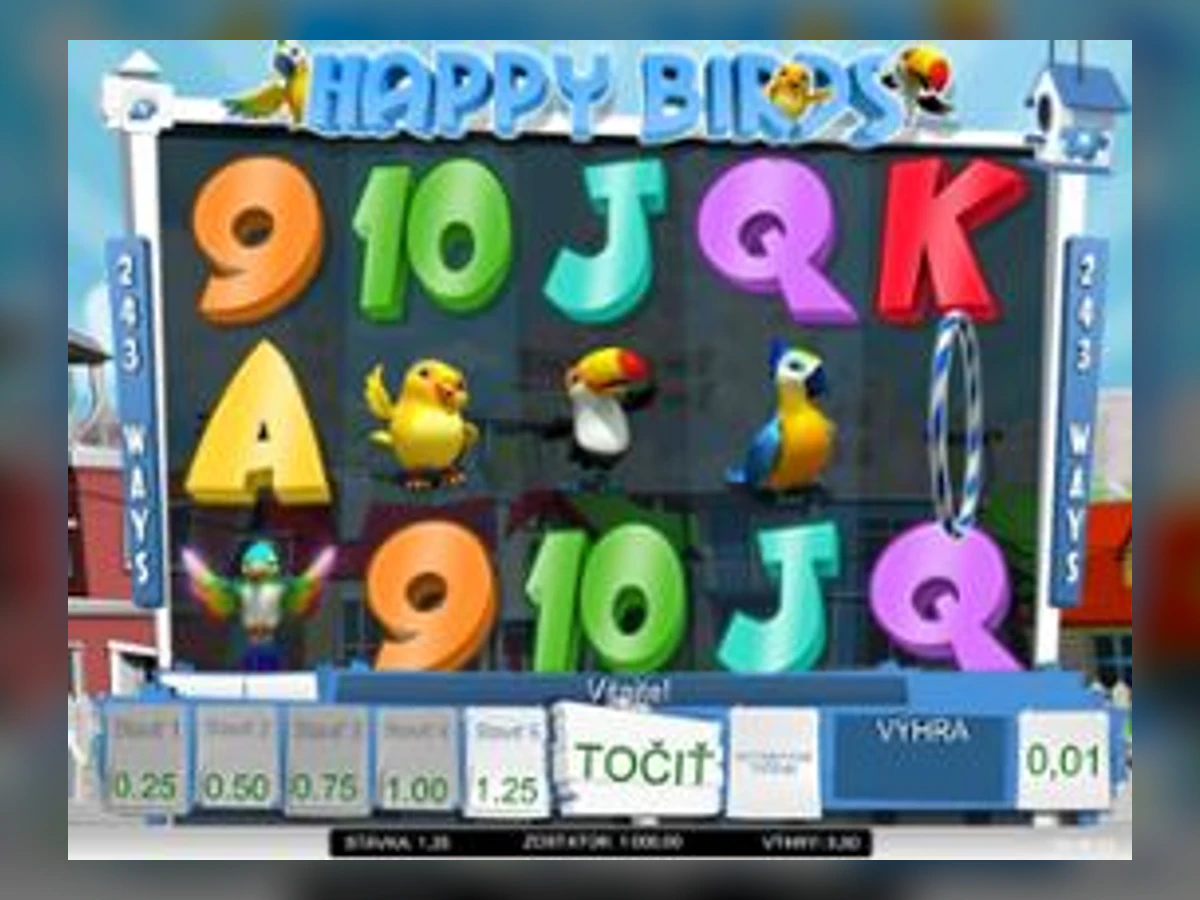 Happy Birds slot game artwork