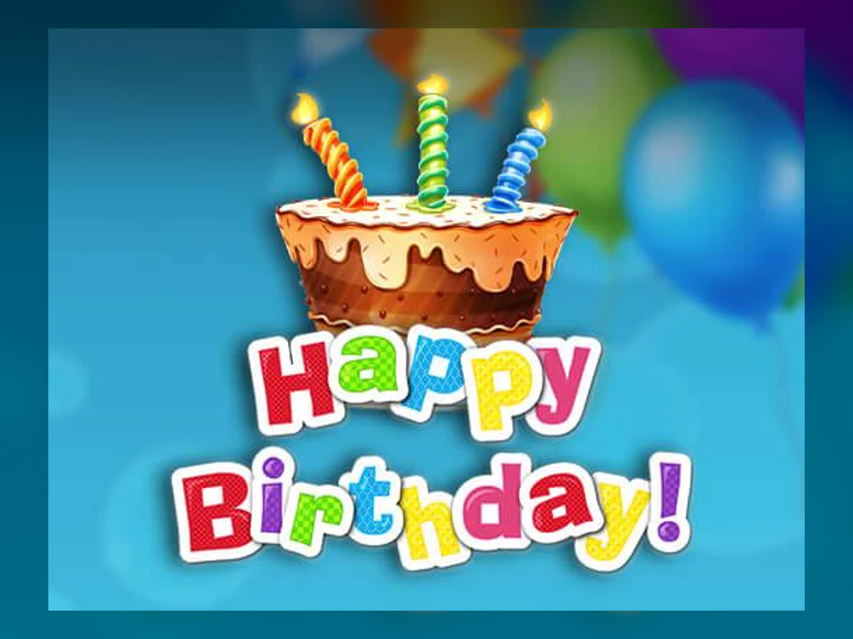 Happy Birthday slot game artwork