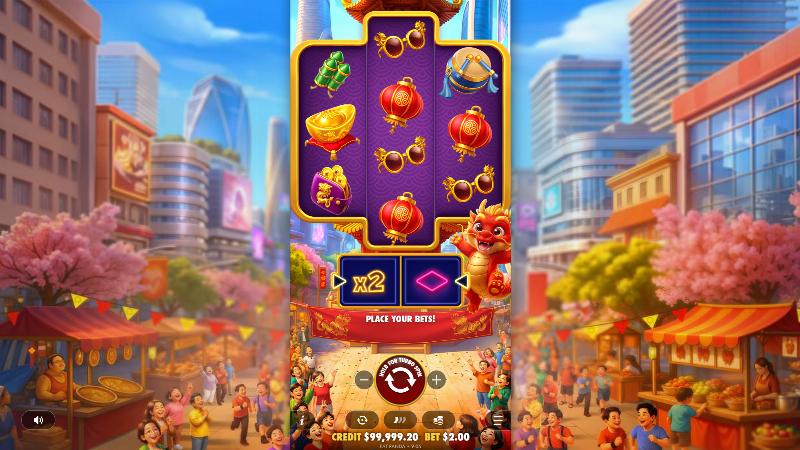 Happy Dragon slot game artwork