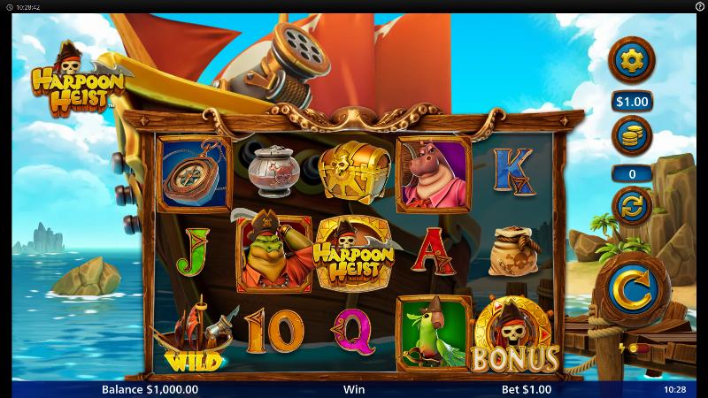 Harpoon Heist slot game artwork