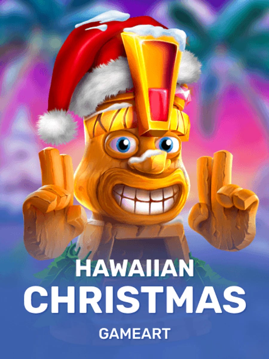 Hawaiian Christmas slot game artwork