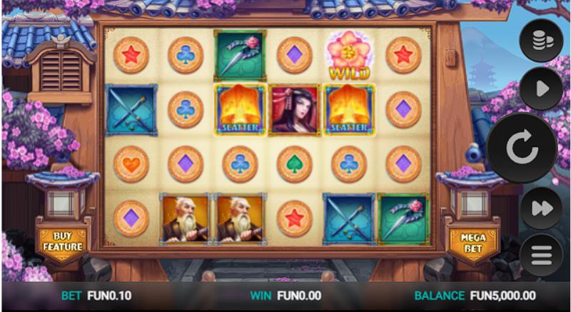 Hazakura Ways slot game artwork