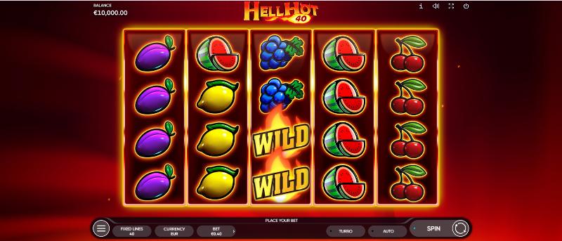 Hell Hot 40 slot game artwork