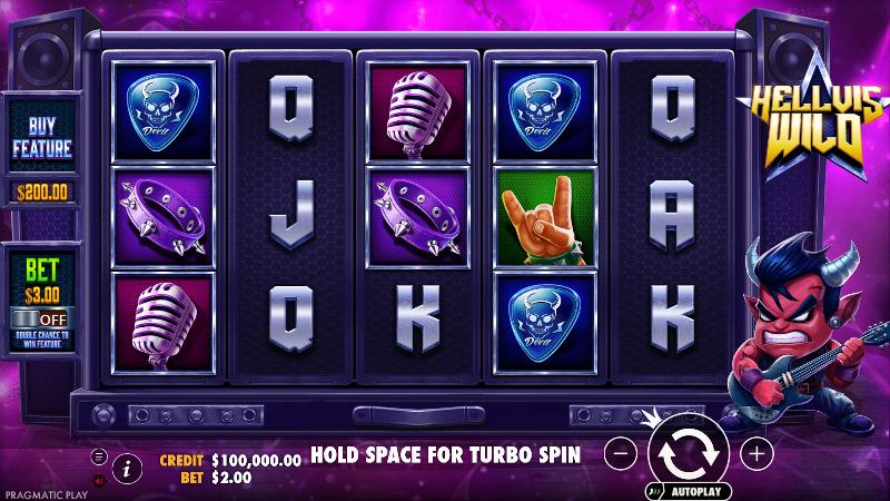 Hellvis Wild slot game artwork