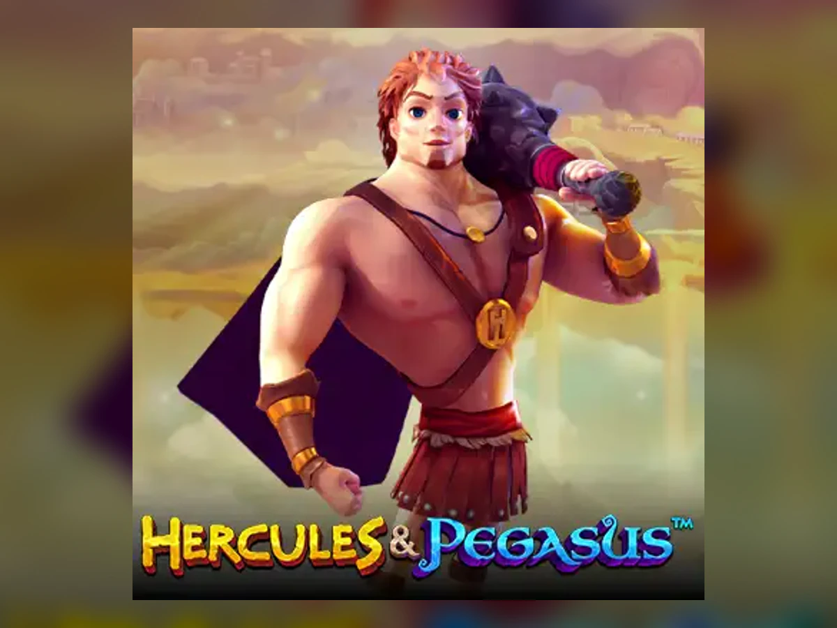 Hercules and Pegasus slot game artwork