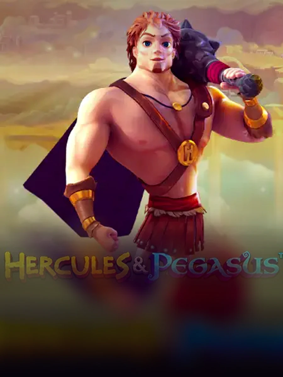Hercules and Pegasus slot game artwork