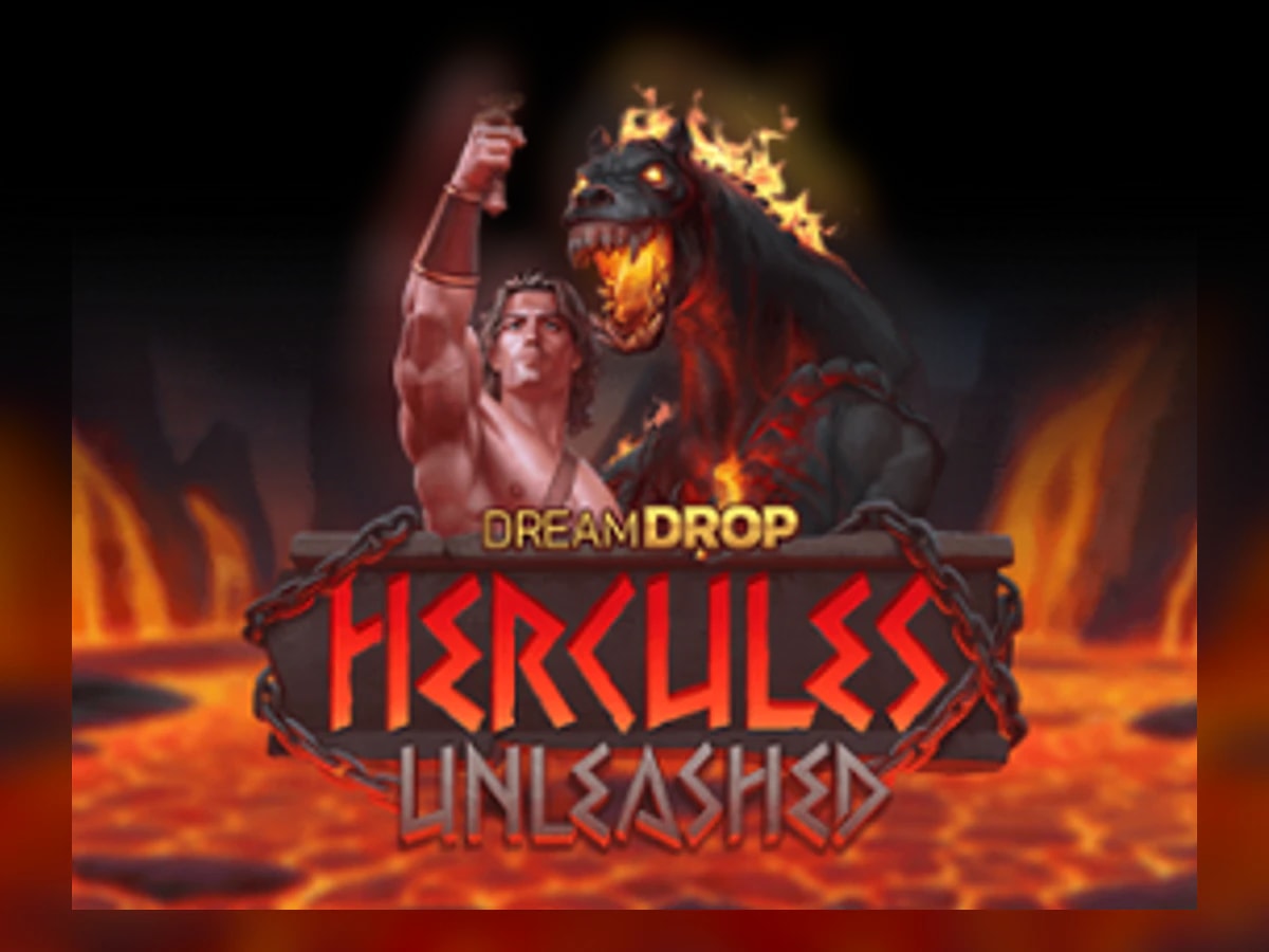 Hercules Unleashed Dream Drop slot game artwork