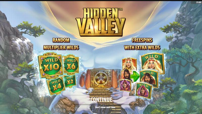 Hidden Valley slot game artwork