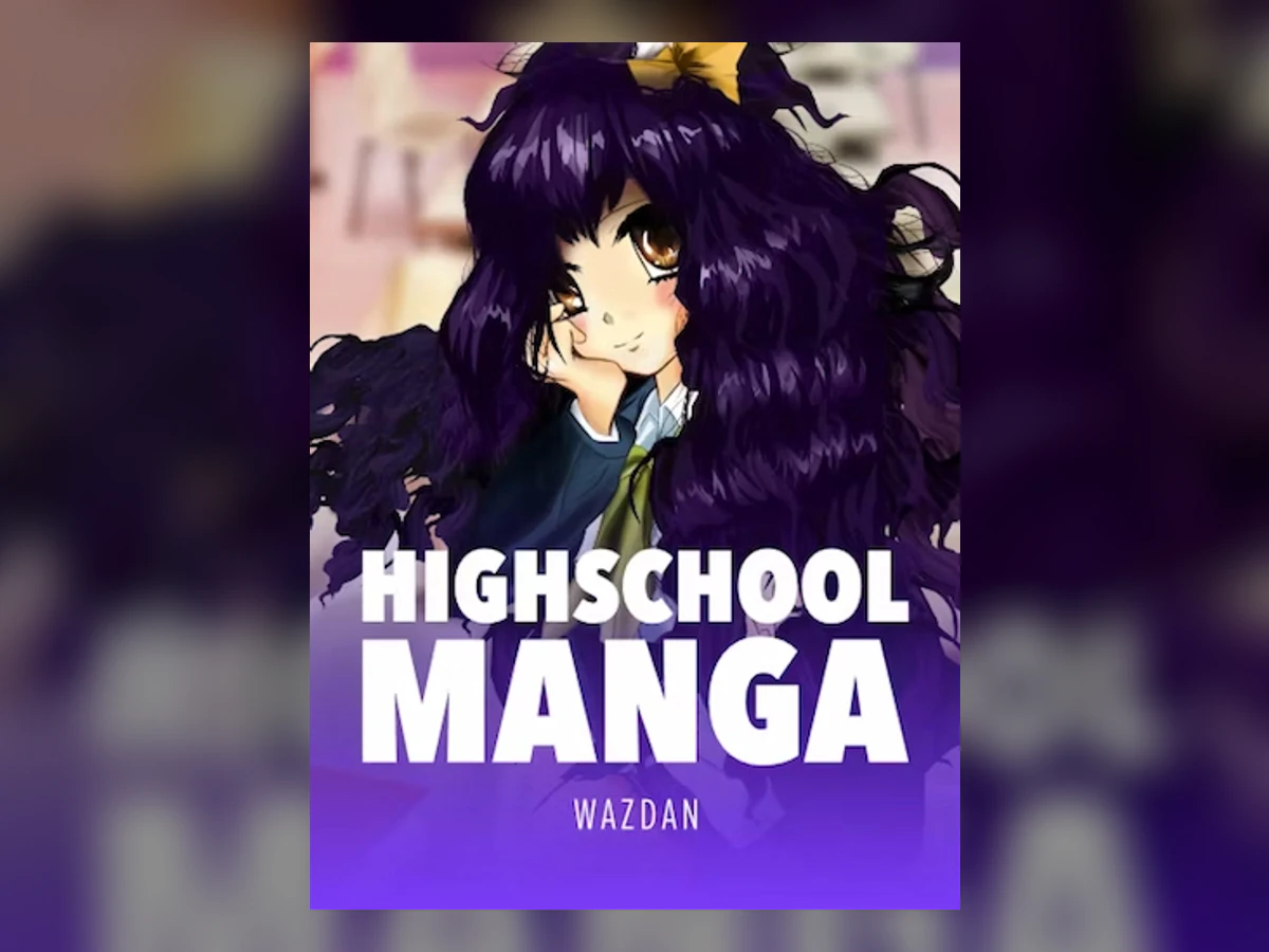Highschool Manga slot game artwork