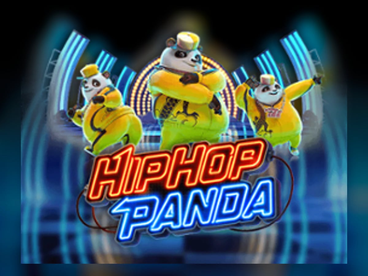 Hip Hop Panda slot game artwork