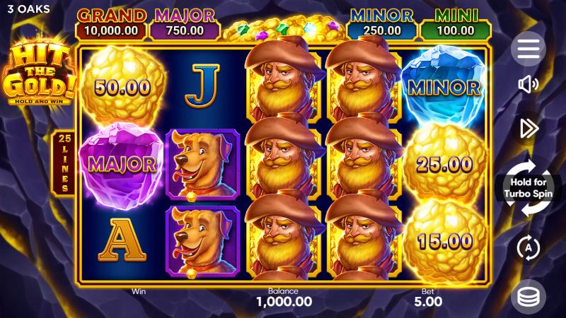 Hit The Gold! Hold And Win slot game artwork