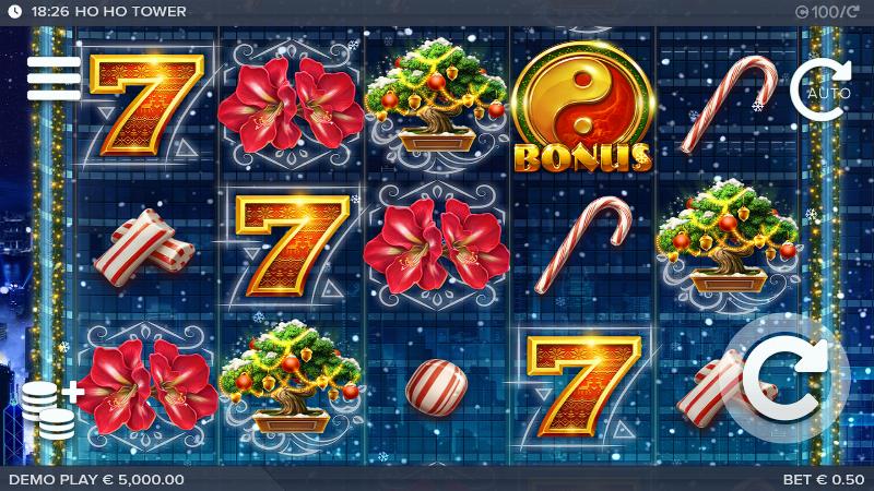 Ho Ho Tower slot game artwork