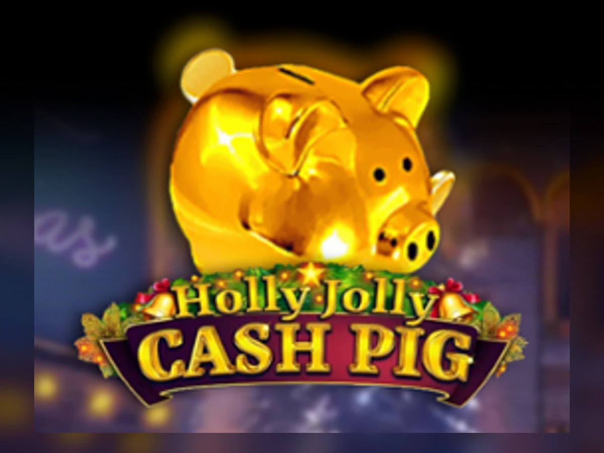 Holly Jolly Cash Pig slot game artwork