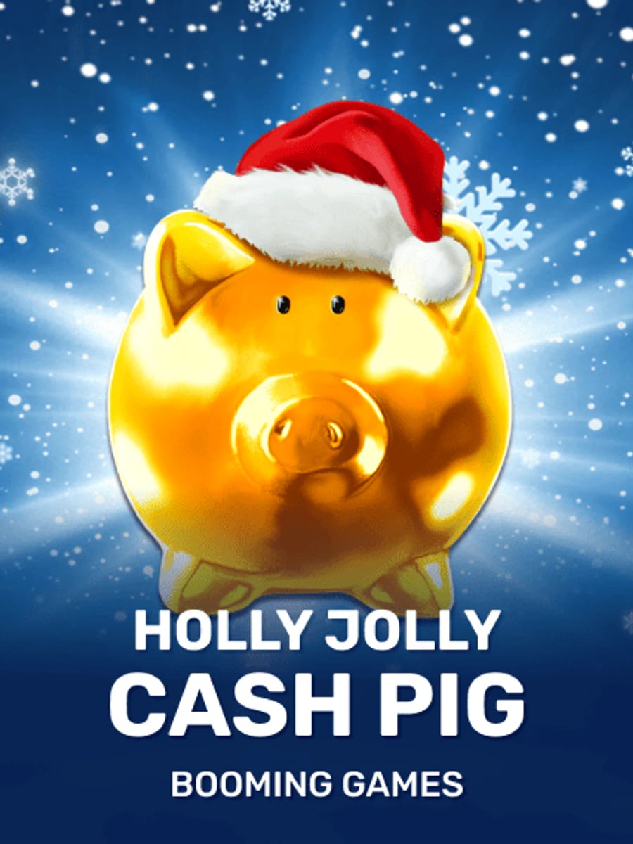 Holly Jolly Cash Pig slot game artwork