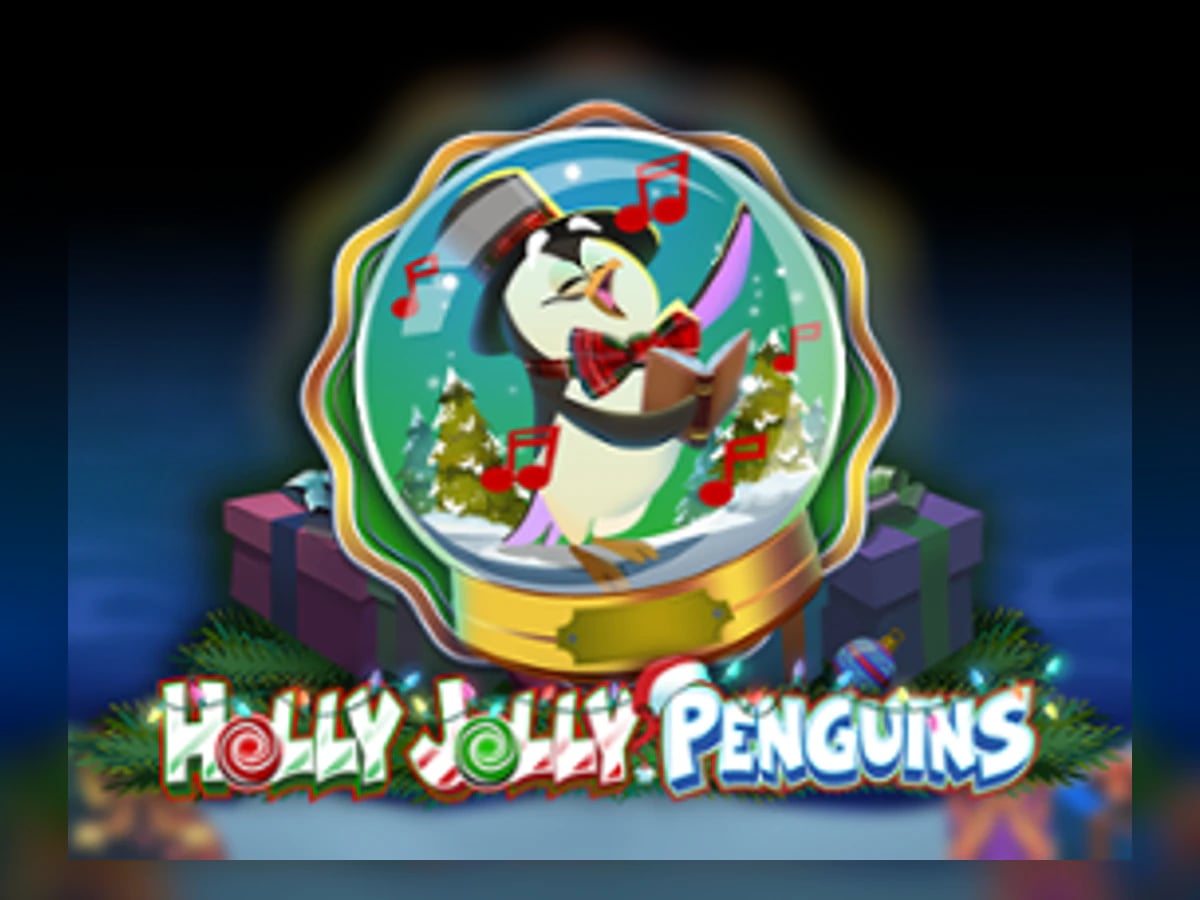Holly Jolly Penguins slot game artwork