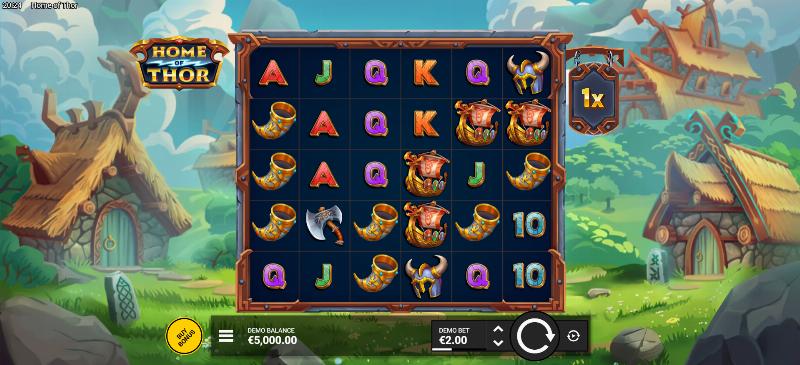 Home Of Thor slot game artwork
