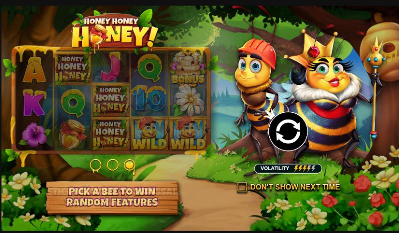 Honey Honey Honey slot game artwork
