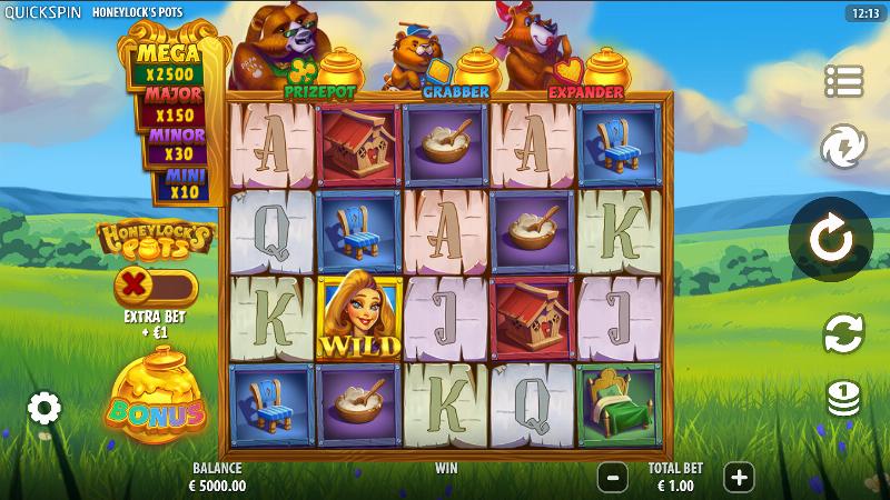 Honeylock’s Pots slot game artwork