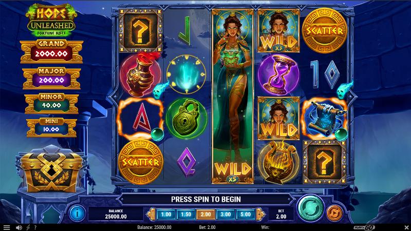 Hope Unleashed Fortune Rises slot game artwork