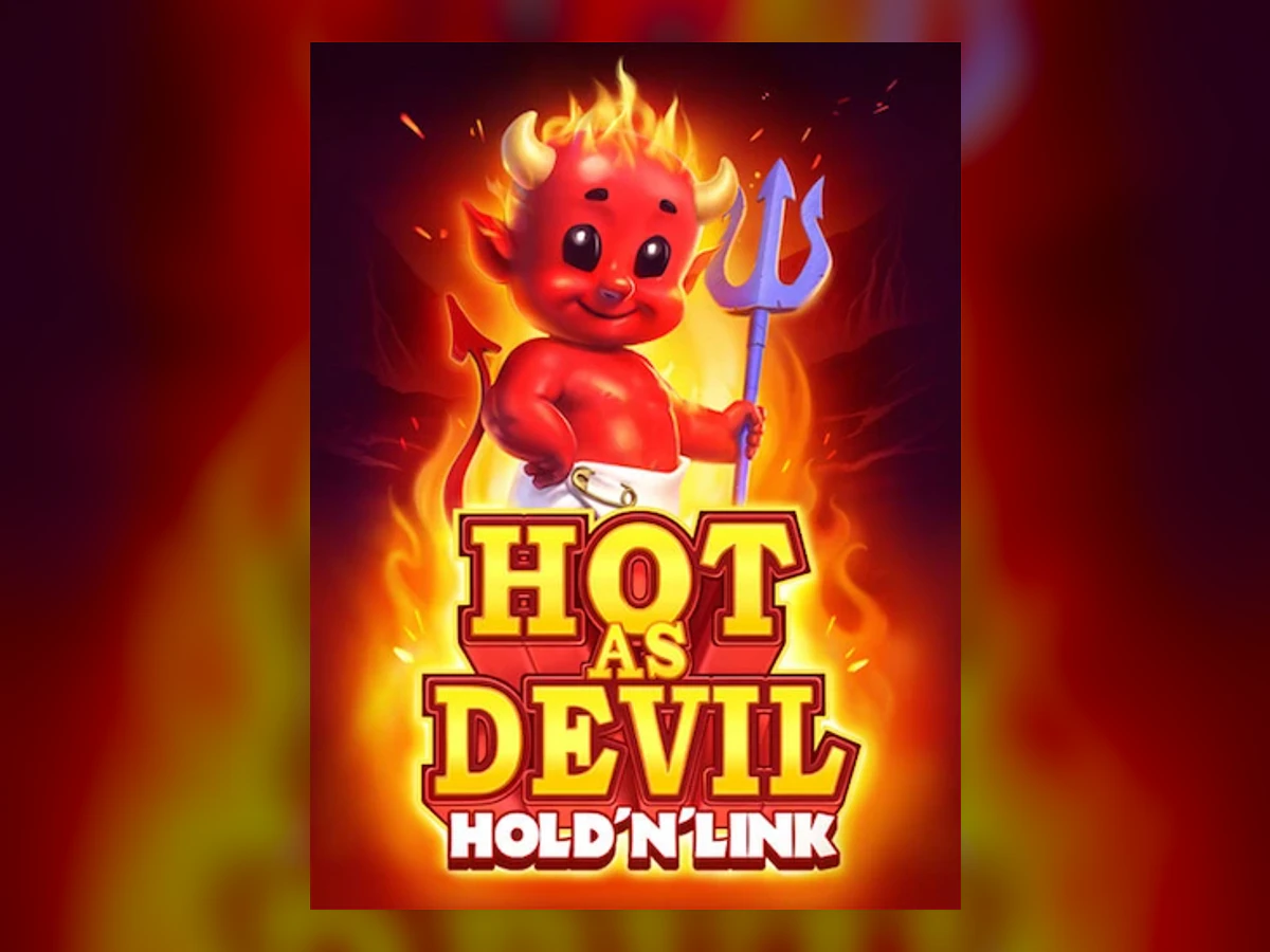 Hot as Devil: Hold 'N' Link slot game artwork