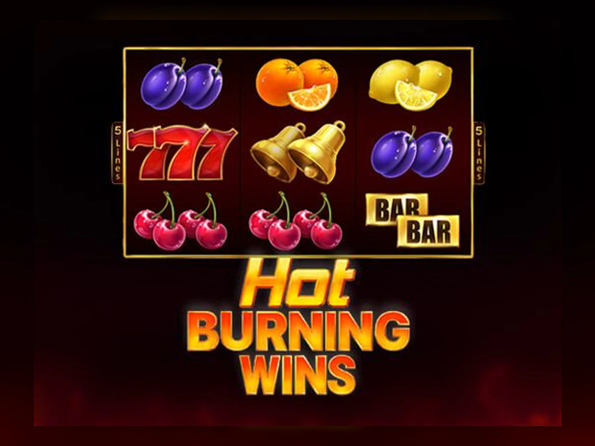 Hot Burning Wins slot game artwork