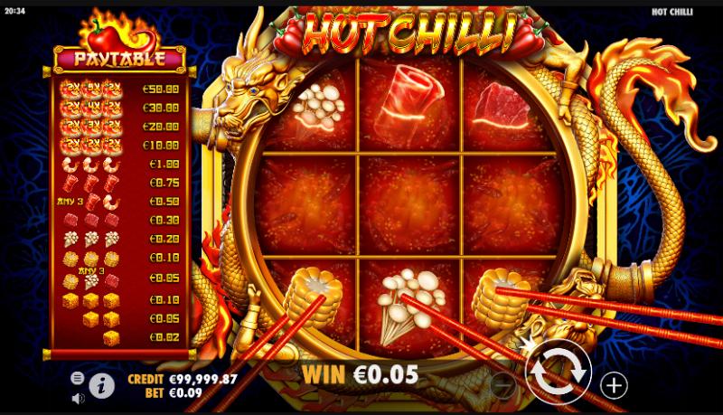 Hot Chilli slot game artwork