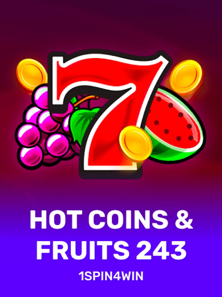 Hot Coins & Fruits 243 slot game artwork
