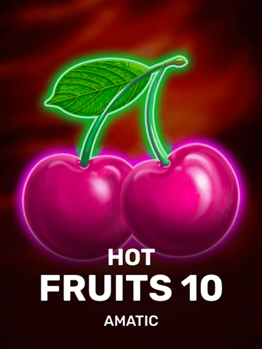 Hot Fruits 10 slot game artwork
