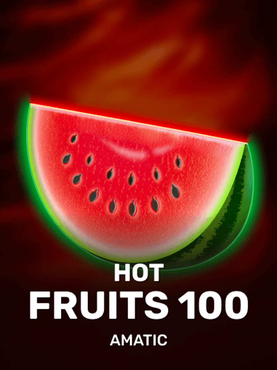 Hot Fruits 100 slot game artwork