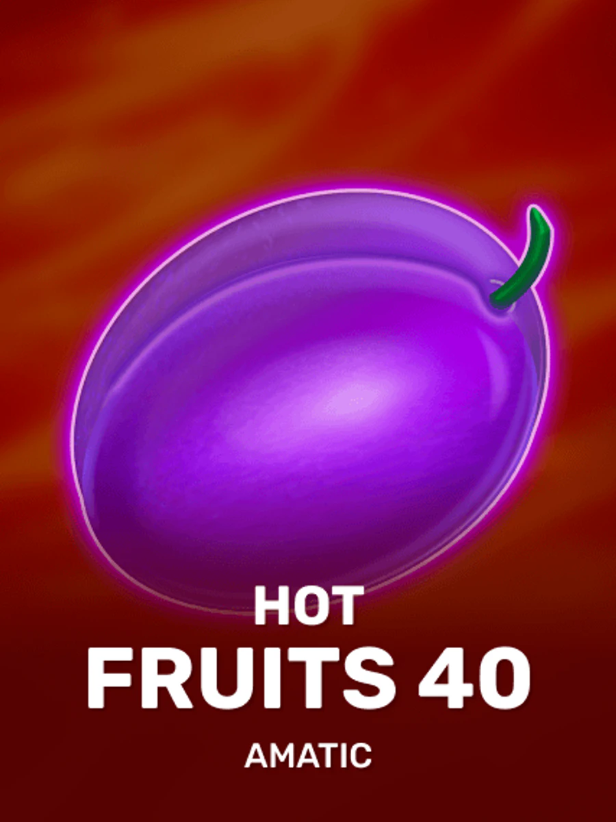Hot Fruits 40 slot game artwork