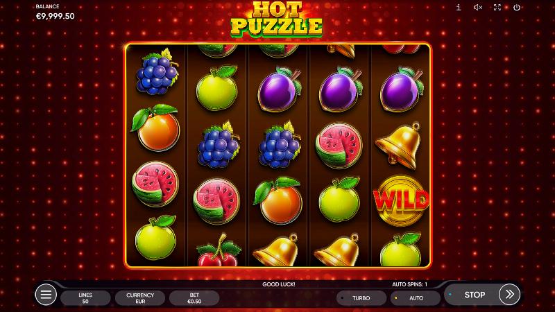 Hot Puzzle slot game artwork