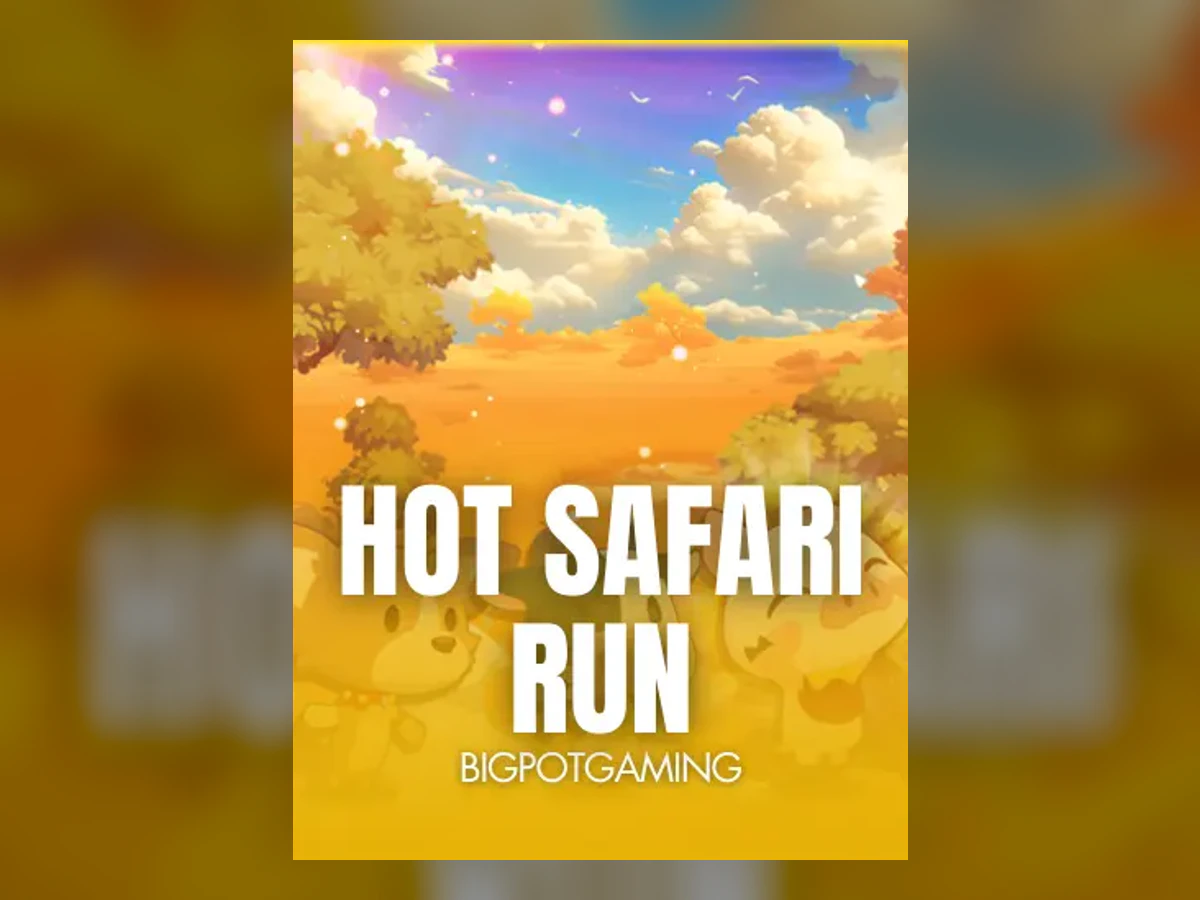 Hot Safari Run slot game artwork